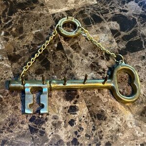 Brass Skeleton Key Hanger